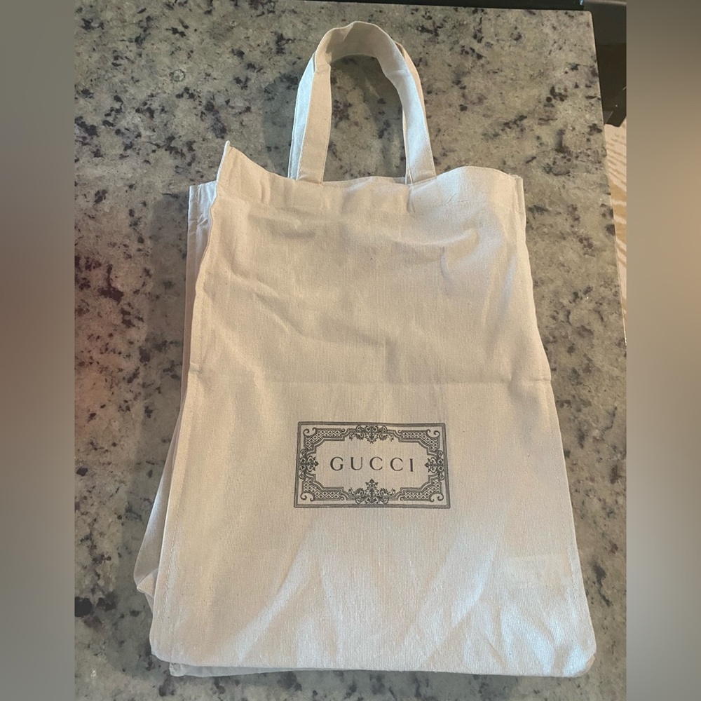 Gucci reusable shopping tote bag.